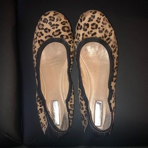 Halogen Calf Hair Leopard Flats size 9